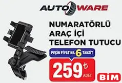 AUTO WARE NUMARATÖRLÜ ARAÇ İÇİ TELEFON TUTUCU AUTO WARE NUMARATÖRLÜ ARAÇ İÇİ TELEFON TUTUCU